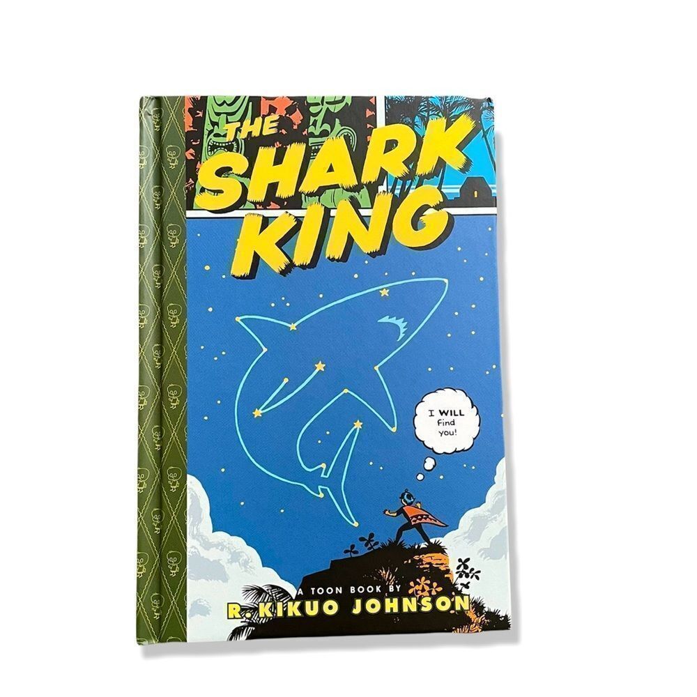 The Shark King A Toon Book By R. Kikuo Johnson Comic Book Hardcover Blue…